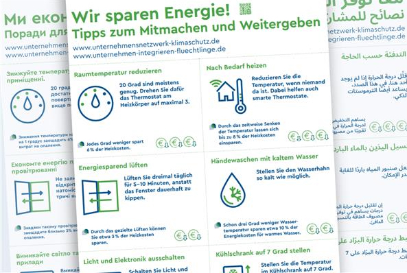 Plakataktion: Energiespartipps In Sechs Sprachen | Nationale ...