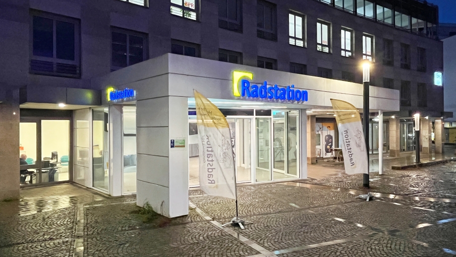 Außenansicht der Radstation