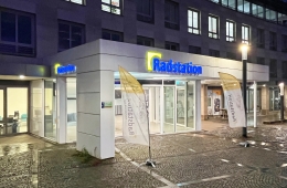 Außenansicht der Radstation