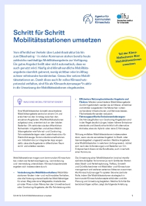 Cover der Klima-Maßnahmen-Box: Mobilitätsstationen