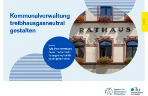 Cover des Fokuspapiers „Kommunalverwaltung treibhausgasneutral gestalten“